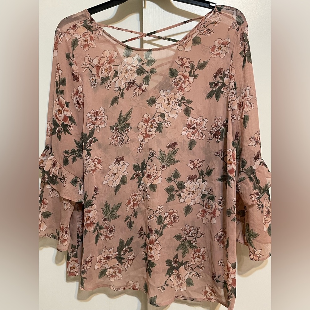 Torrid Floral Plus Size Blouse